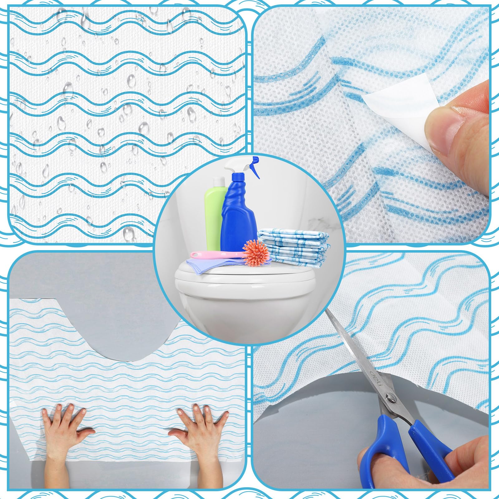 Tinideya pack of 100 disposable mats ensures convenient replacements.
