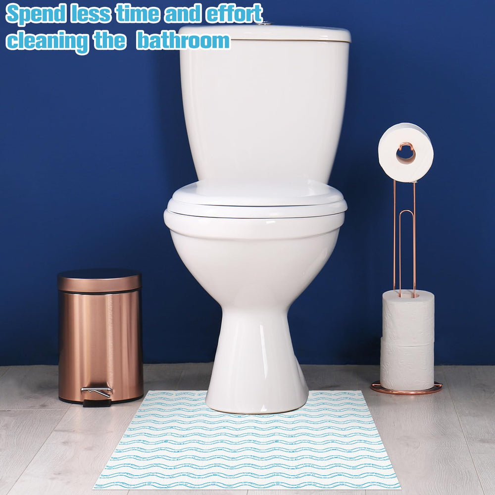 Tinideya disposable mat in use supports hygienic bathroom routines.