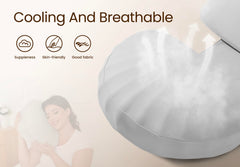 Tinkerz pregnancy-pillow-breathable-cover highlights mesh-side ventilation for airflow