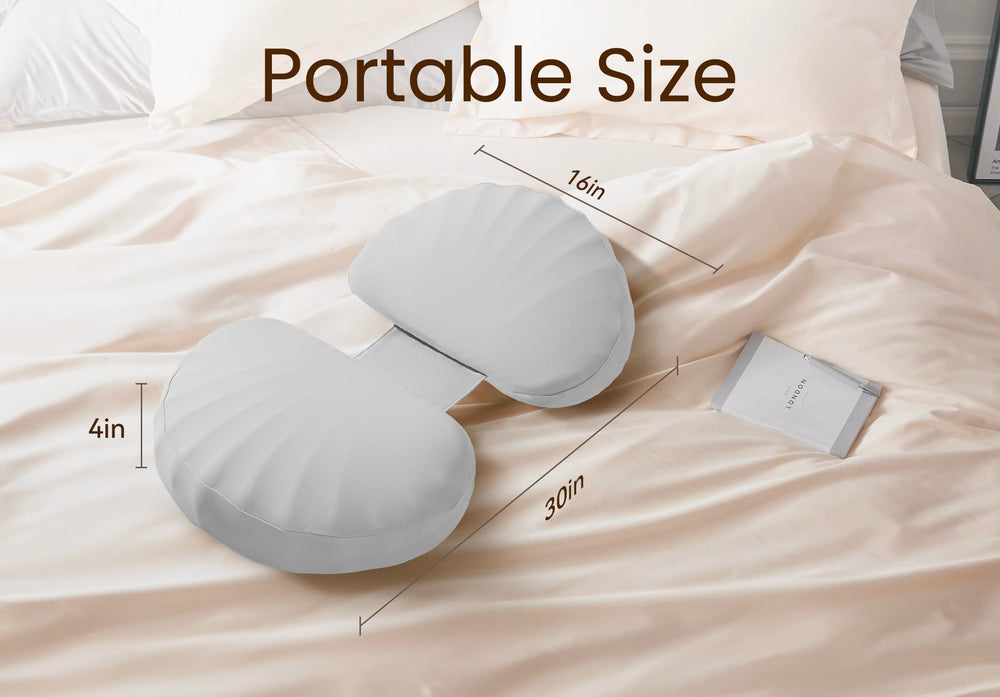 Tinkerz pregnancy-pillow-travel-portable captures on-the-go comfort in a compact size