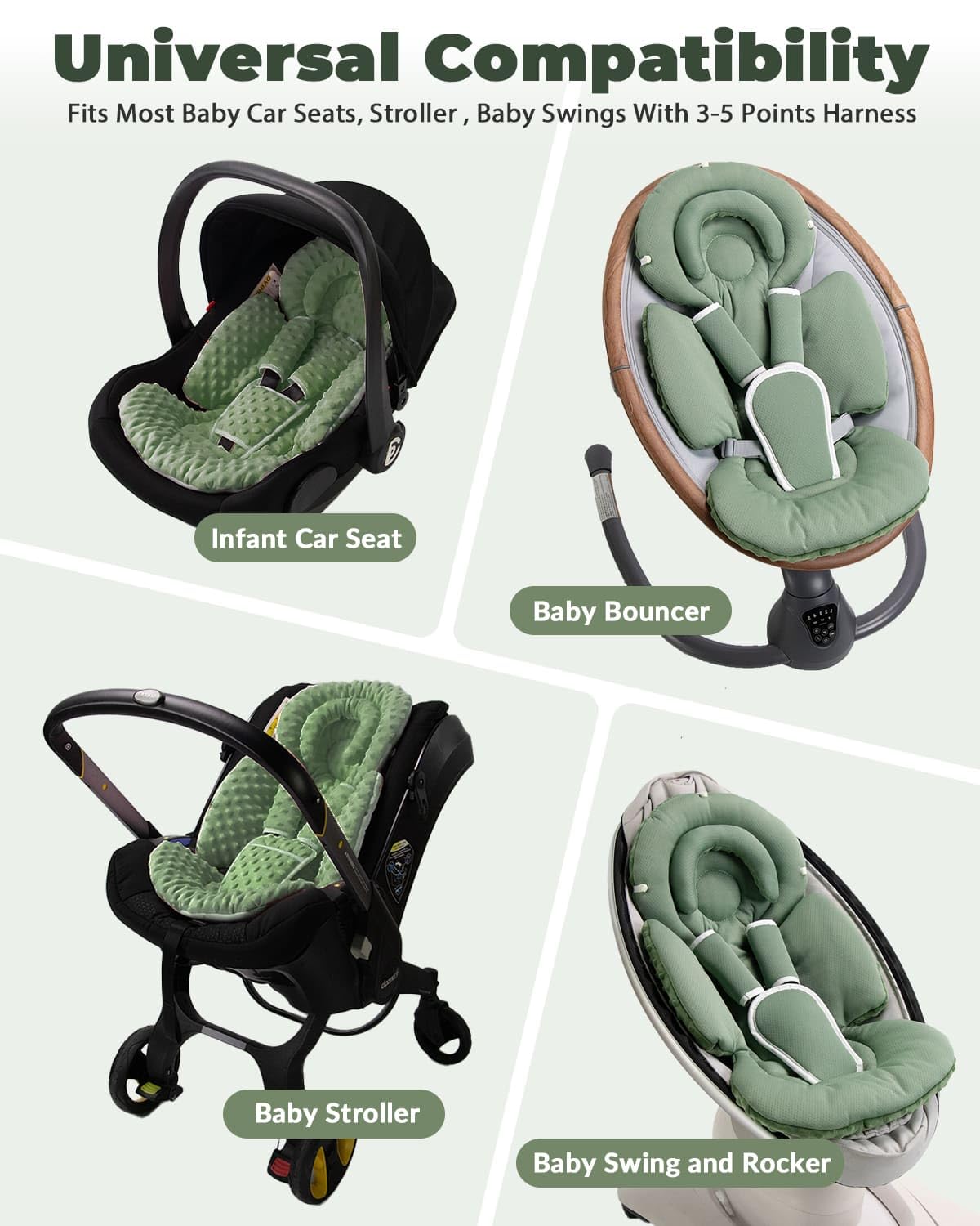 TinlyFinly buckle cover keeps accessories clean and comfortable in busy car seats