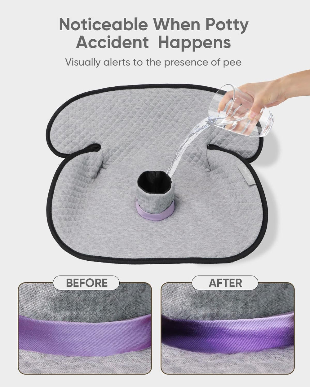 TinlyFinly buckle-hole indicator ring alerts parents to wetness for timely changes.