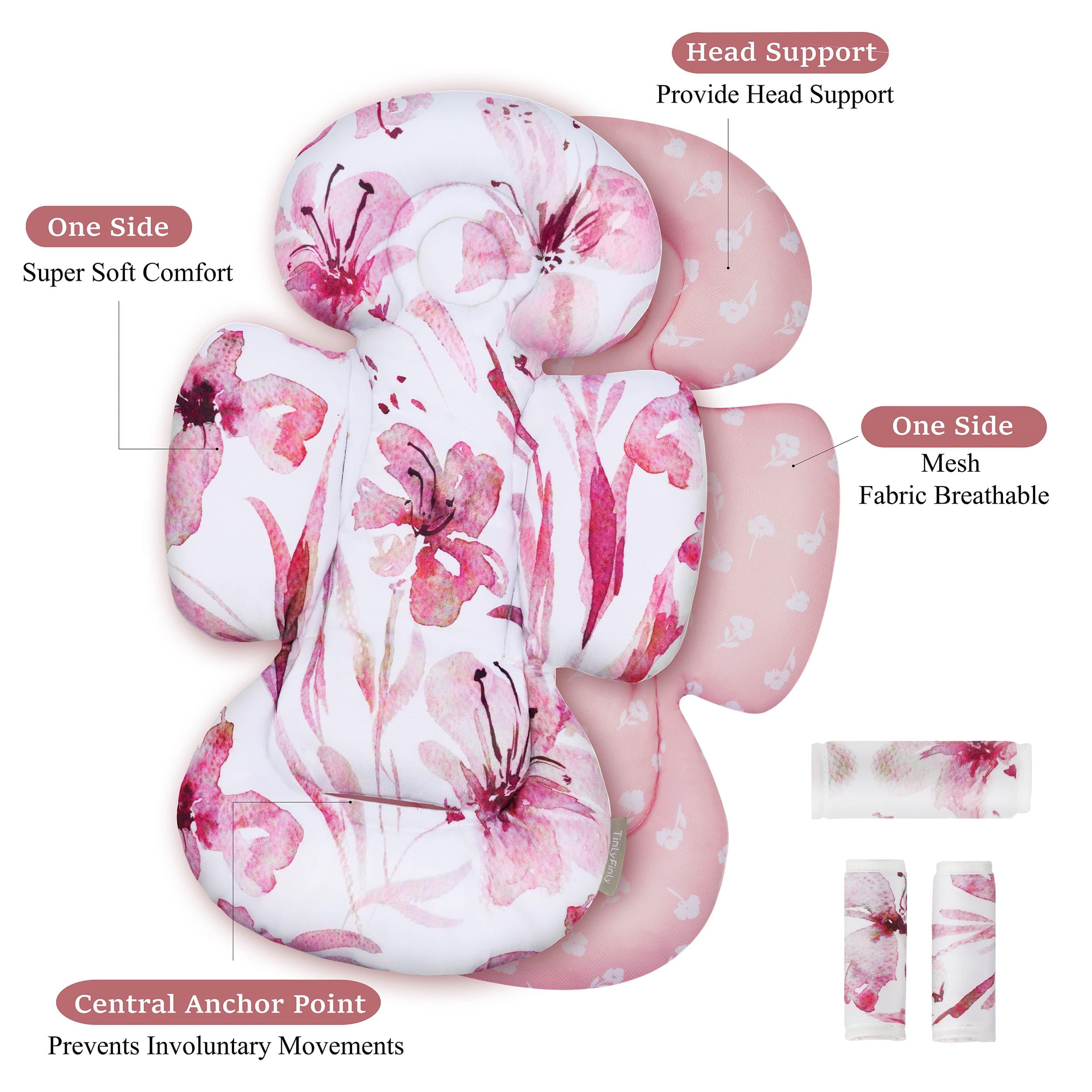 TinlyFinly care-washable insert is machine washable for easy cleaning