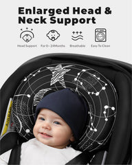 TinlyFinly strap covers emphasize soft padding to prevent irritation on trips