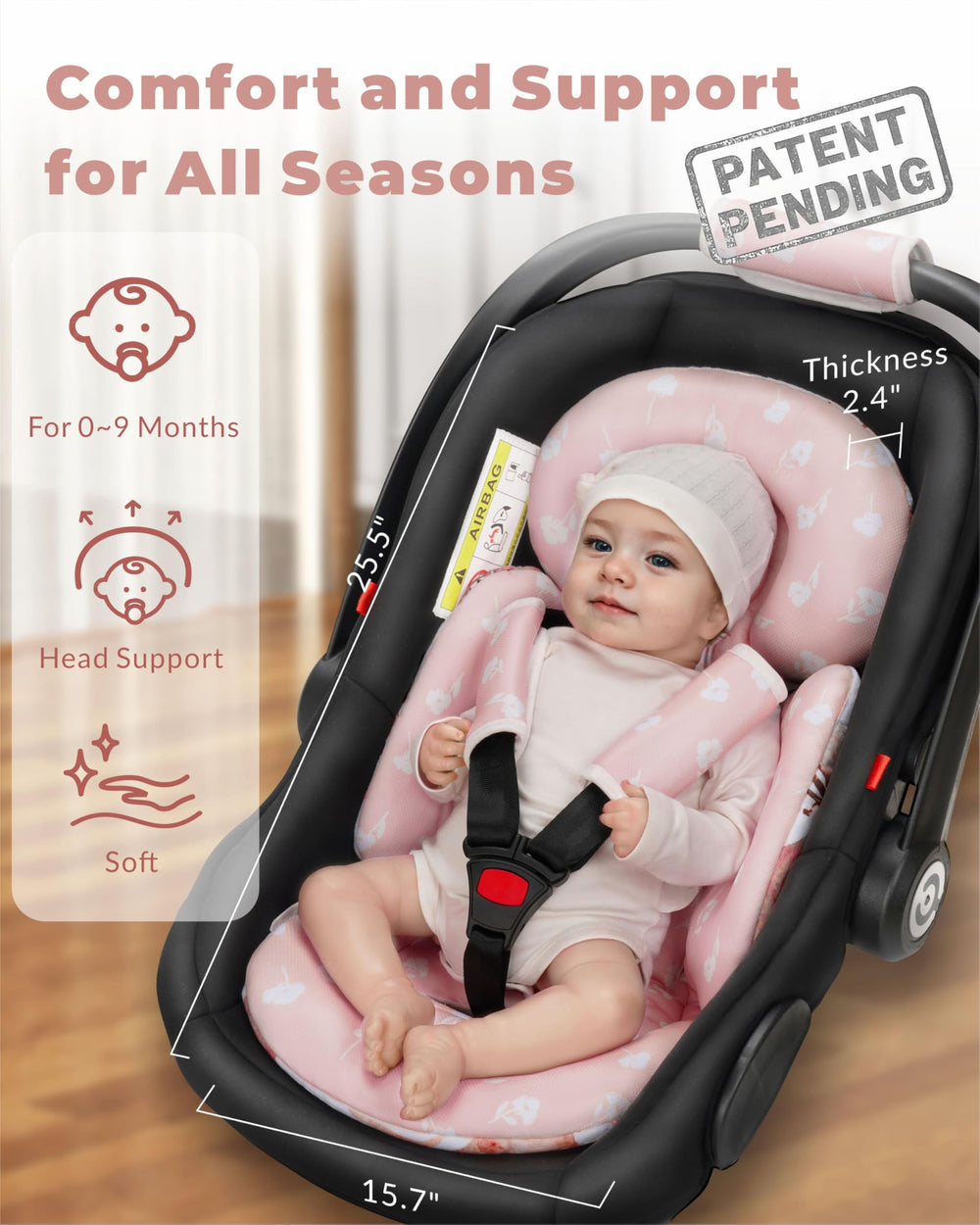 TinlyFinly strap covers reduce harness friction and irritation