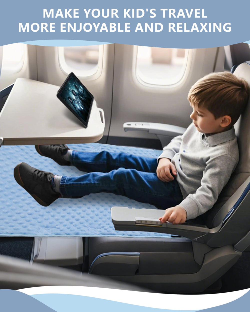 TinlyFinly toddler airplane bed lightweight portable storage bag included