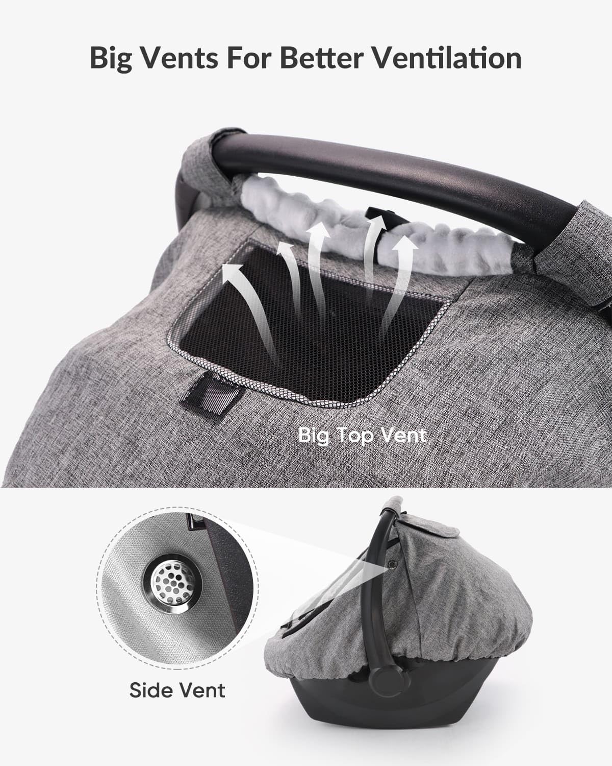 TinlyFinly universal-fit-elastic-edges ensures a snug, secure fit.