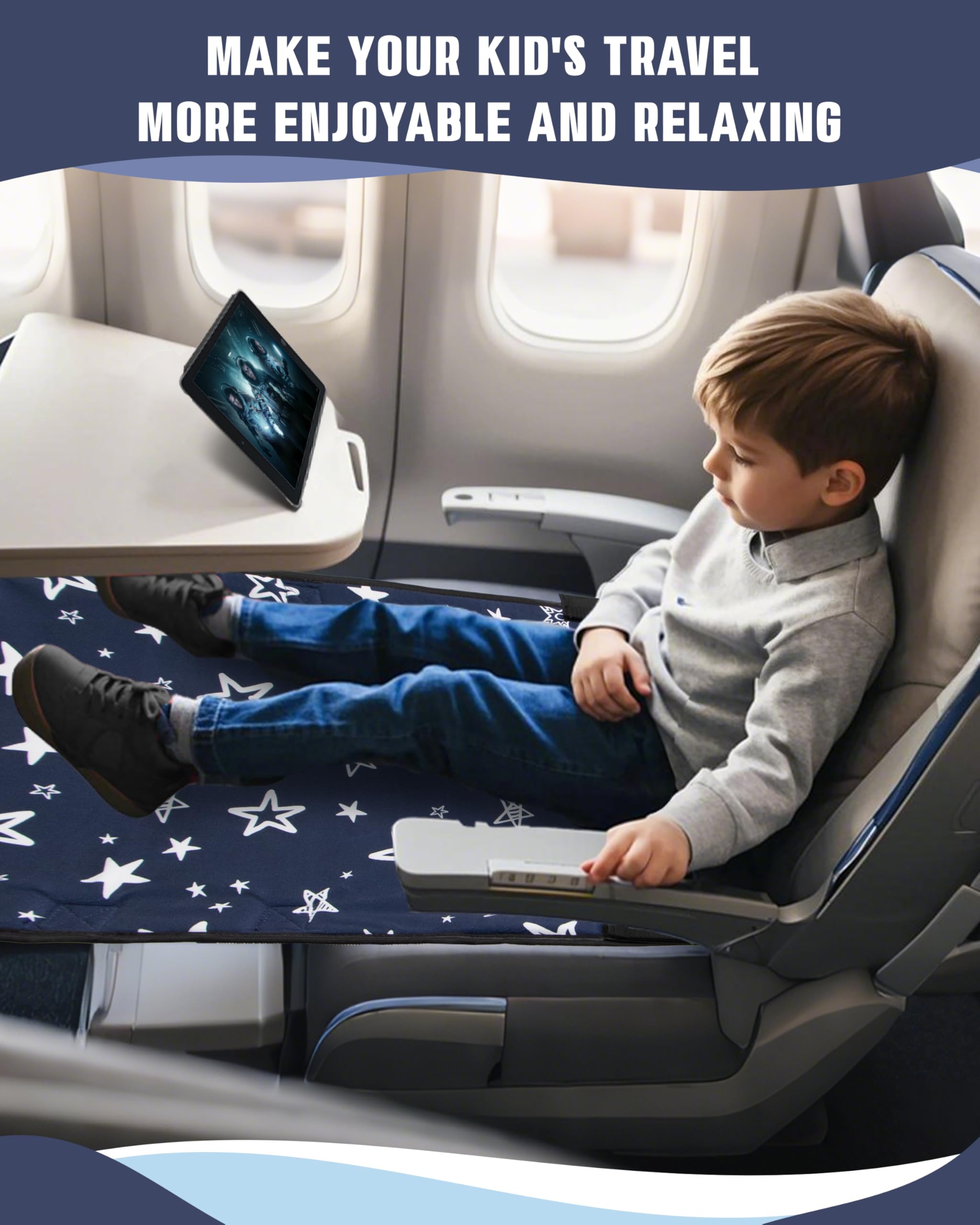 TinlyFinly velvet-fabric close-up showing soft, breathable material for comfortable long-haul travel.