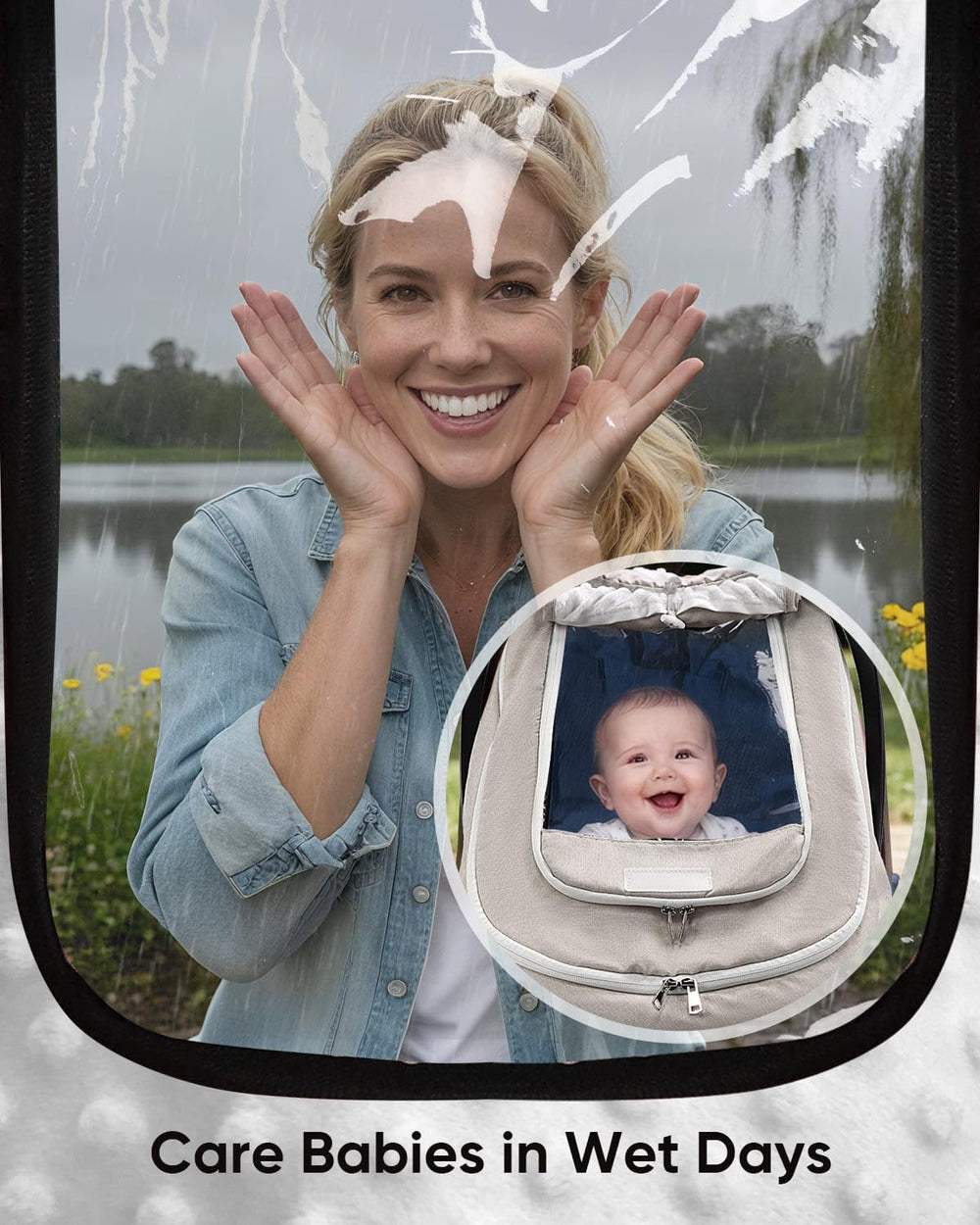 TinlyFinly stroller compatibility ensures easy use from car to pushchair.