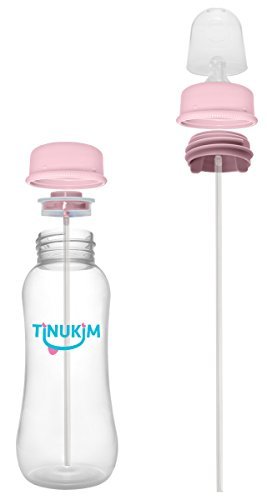 Tinukim iFeed pink nipple close-up with soft latch-on for natural-feeding feel.