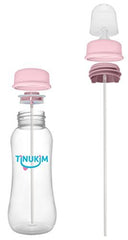 Tinukim iFeed pink nipple close-up with soft latch-on for natural-feeding feel.