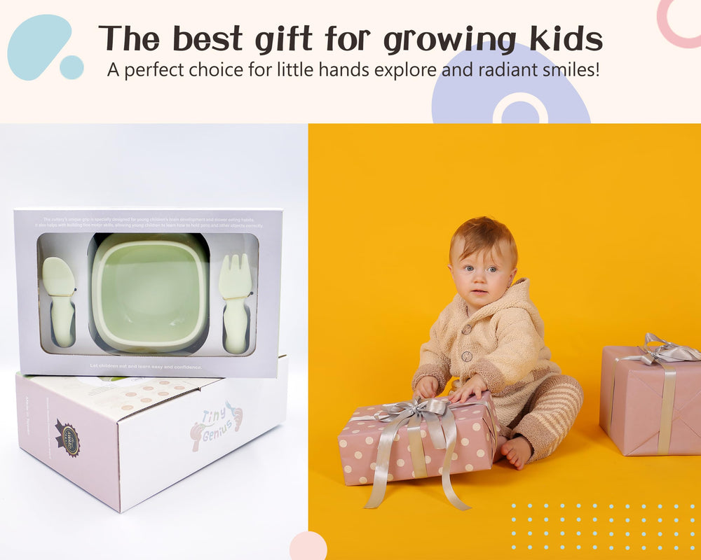 Tiny Genius compact set stores inside the bowl for easy transport