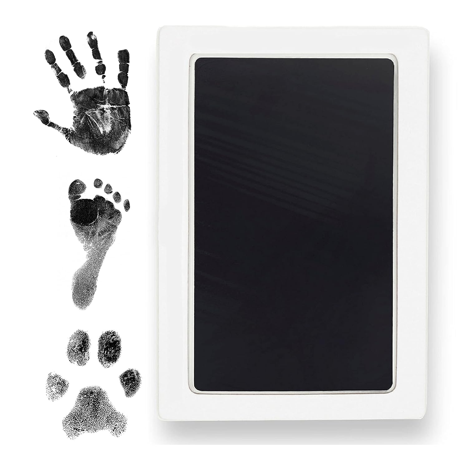 Tiny Gifts Clean Touch ink pad front view shows a safe, mess-free imprint setup.