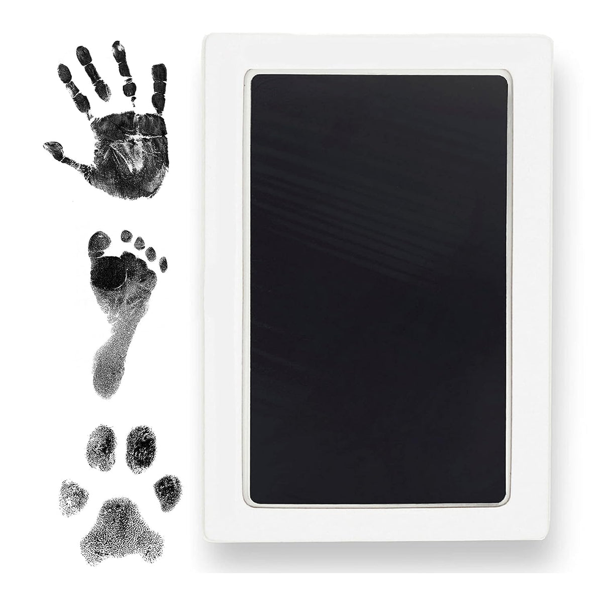 Tiny Gifts Clean Touch ink pad front view shows a safe, mess-free imprint setup.