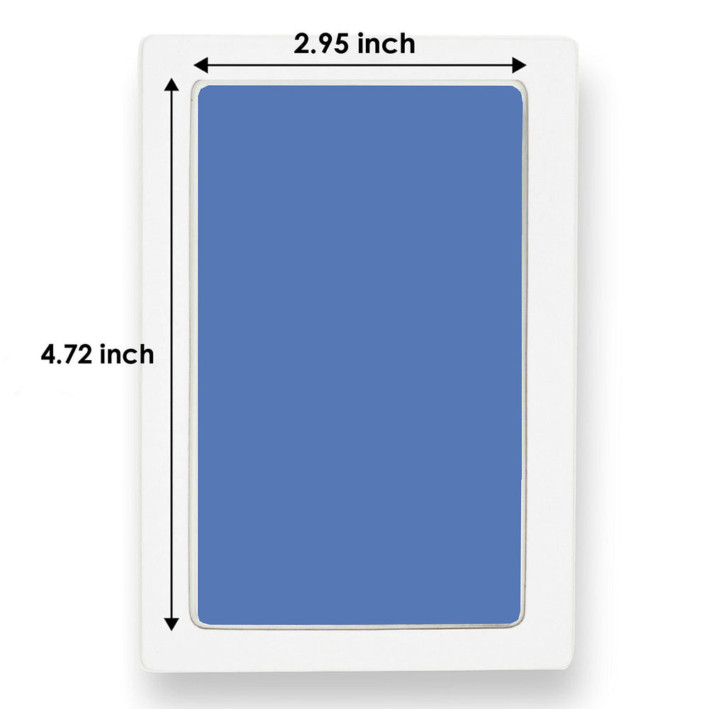 Tiny Gifts large Clean Touch handprint setup shows skin-safe stamping for babies