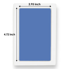 Tiny Gifts large Clean Touch handprint setup shows skin-safe stamping for babies