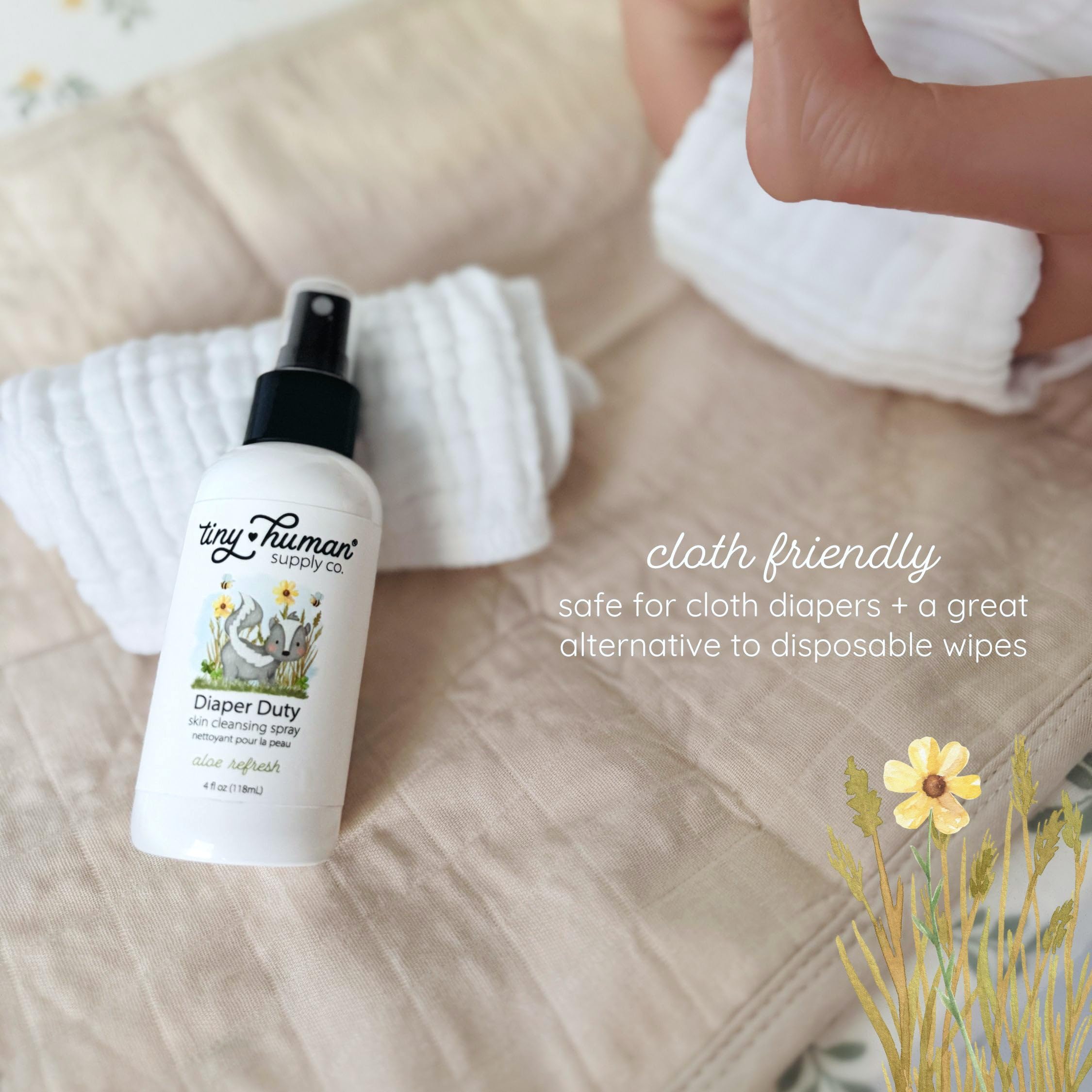 Tiny Human Supply Co Diaper Duty Wash gentle skin cleansing for delicate diaper areas.