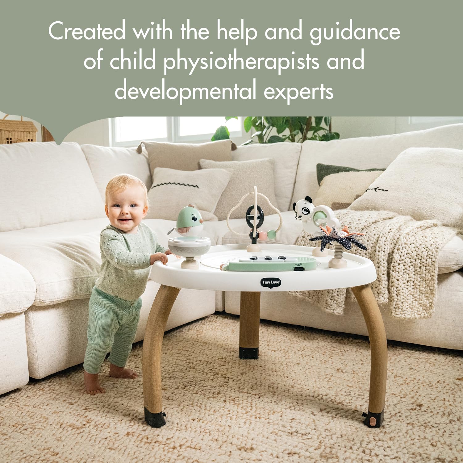 Tiny Love child table and chair setup for growing play needs