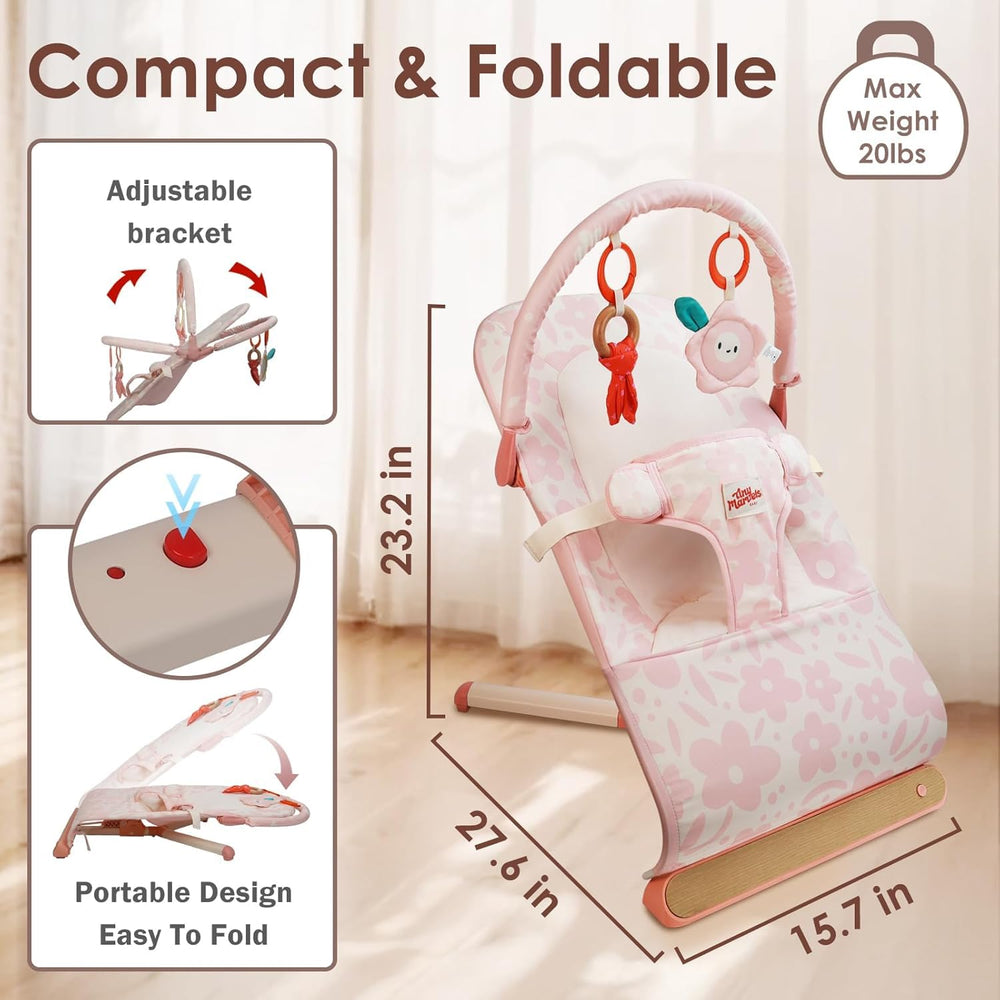 Tiny Marvels bouncer machine washable cover – quick clean after playtime adventures