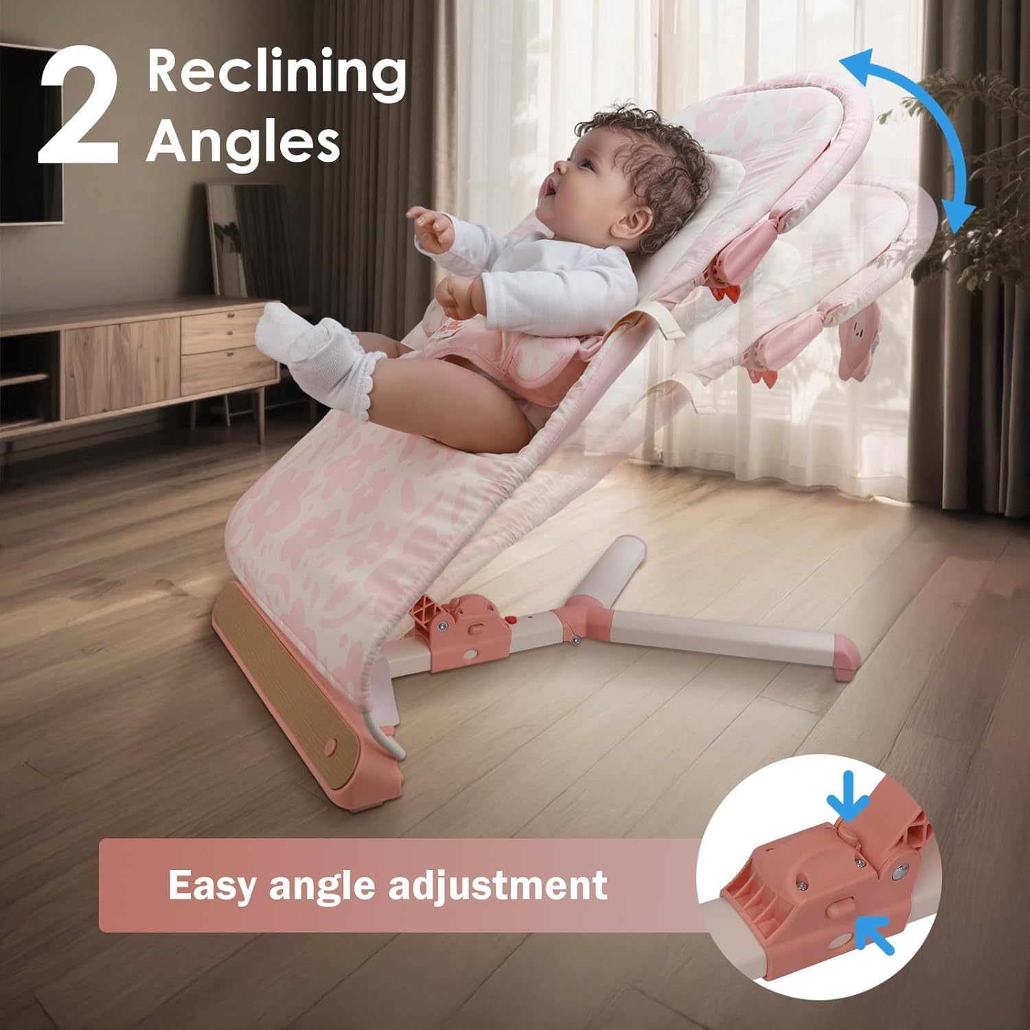 Tiny Marvels bouncer lightweight chair – effortless setup for on the go families