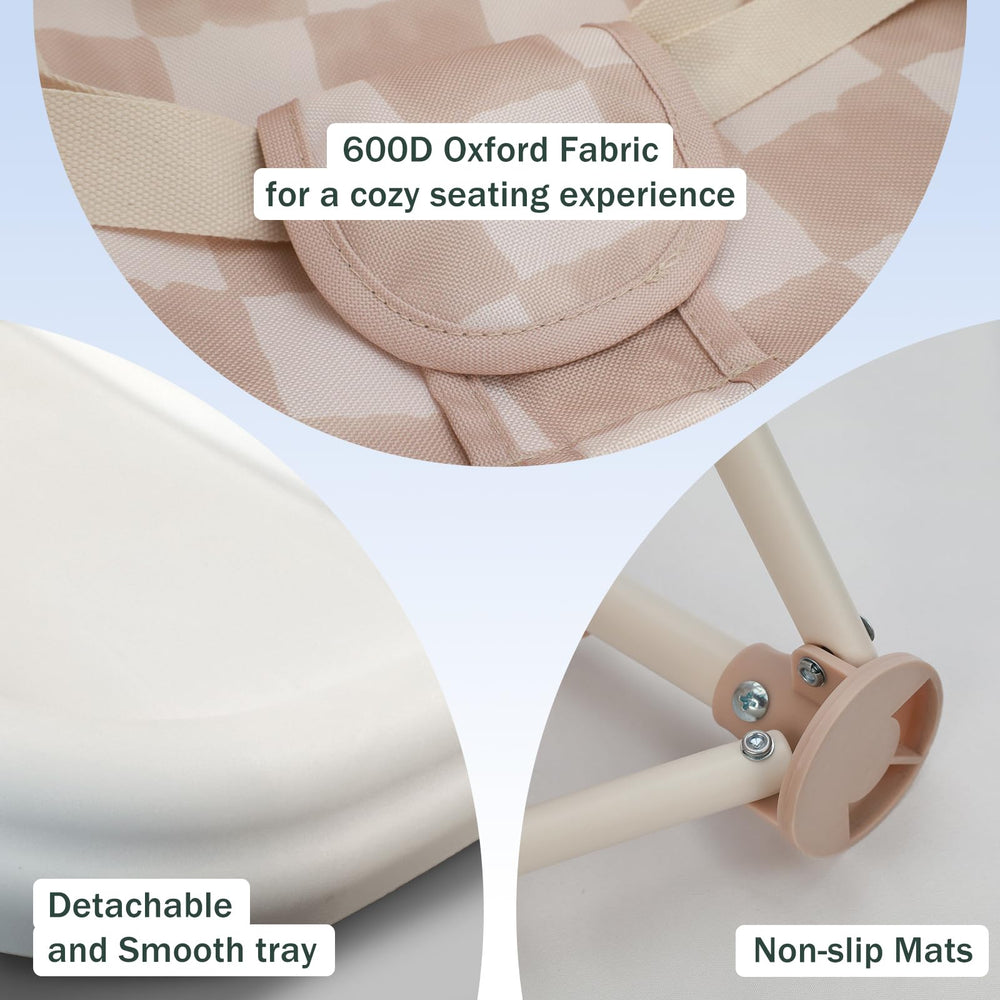 Tiny Marvels foldable travel chair showcases compact storage for trips