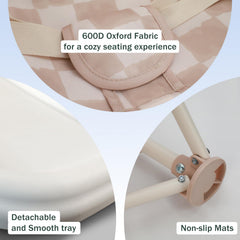 Tiny Marvels foldable travel chair showcases compact storage for trips