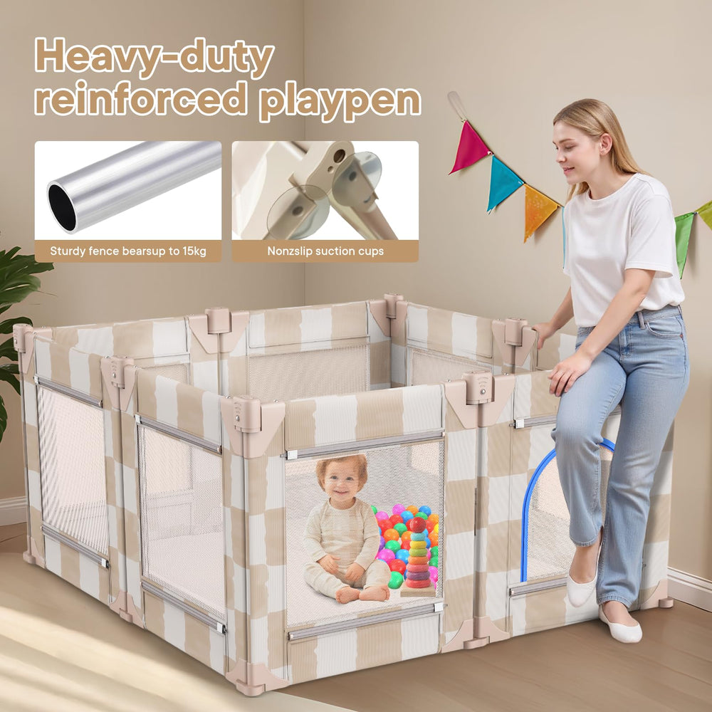 Tiny Marvels playpen folded storage bag illustrates easy collapsible portability.