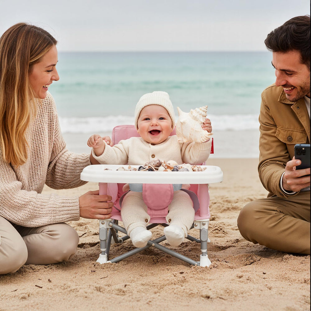Tiny Marvels portable 3-in-1 baby chair floor seat ready for comfy meals.