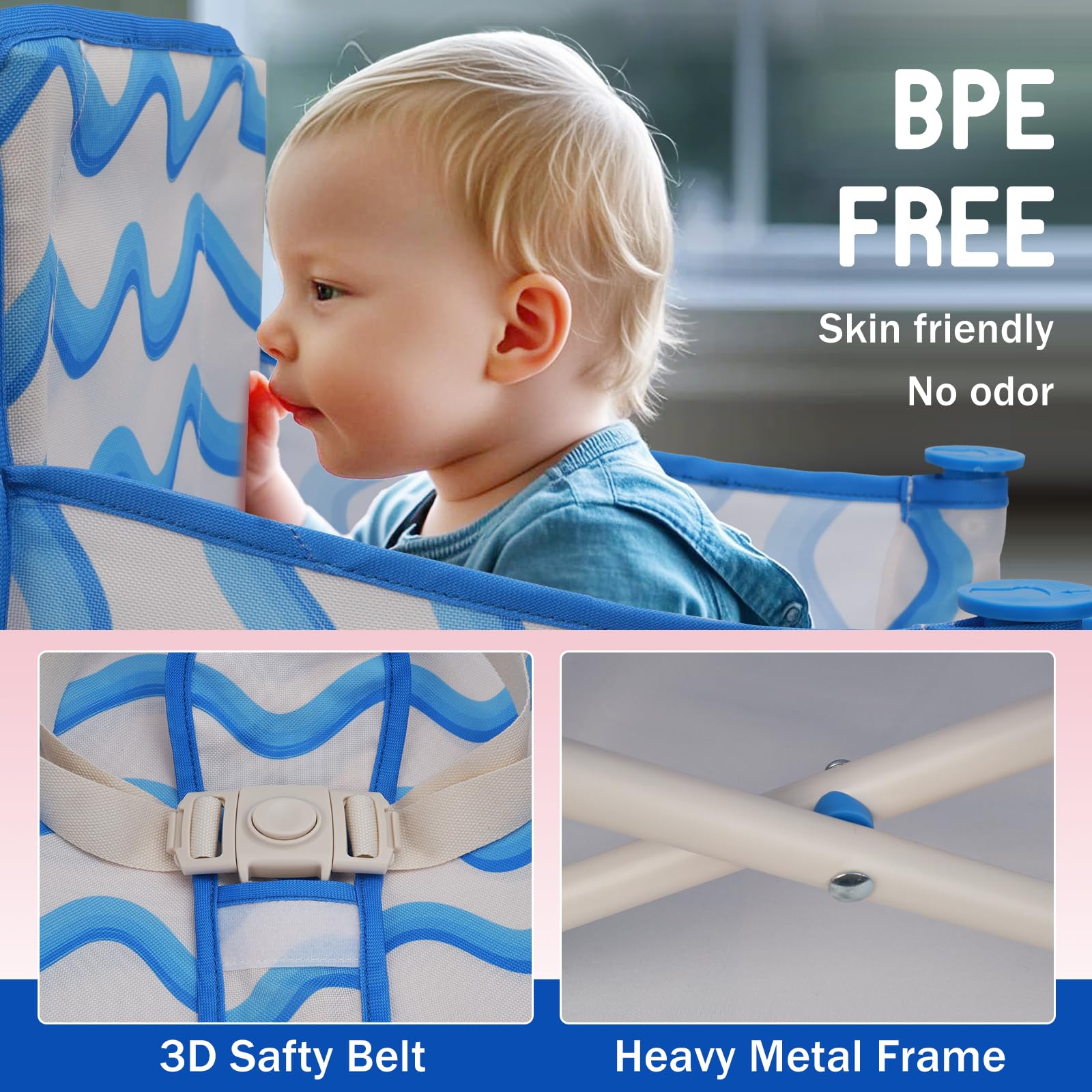 Tiny Marvels portable 3in1 chair removable tray for feeding and play