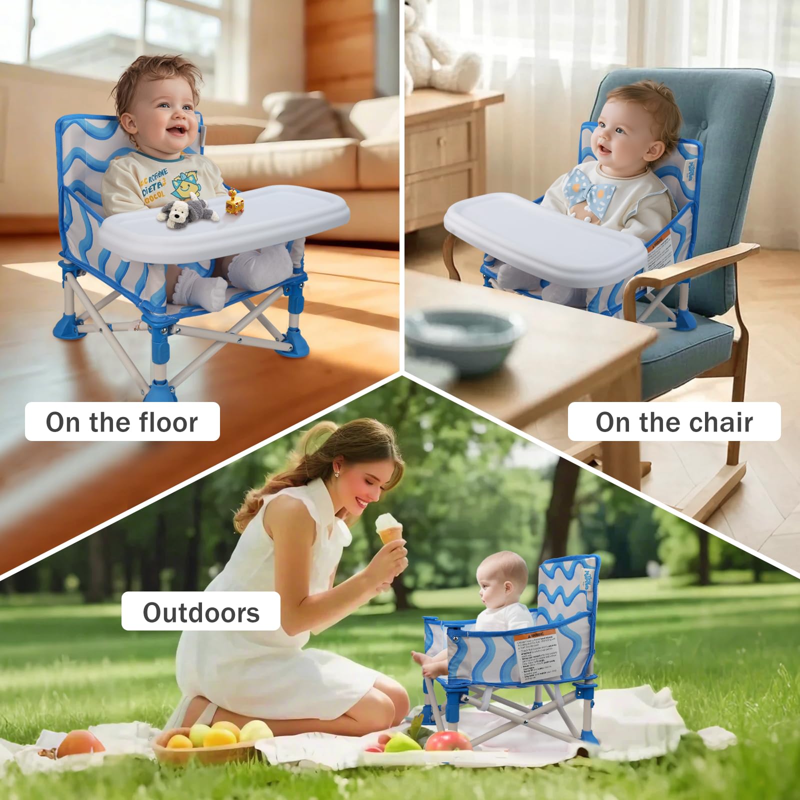 Tiny Marvels portable 3in1 chair sturdy frame designed for lasting use