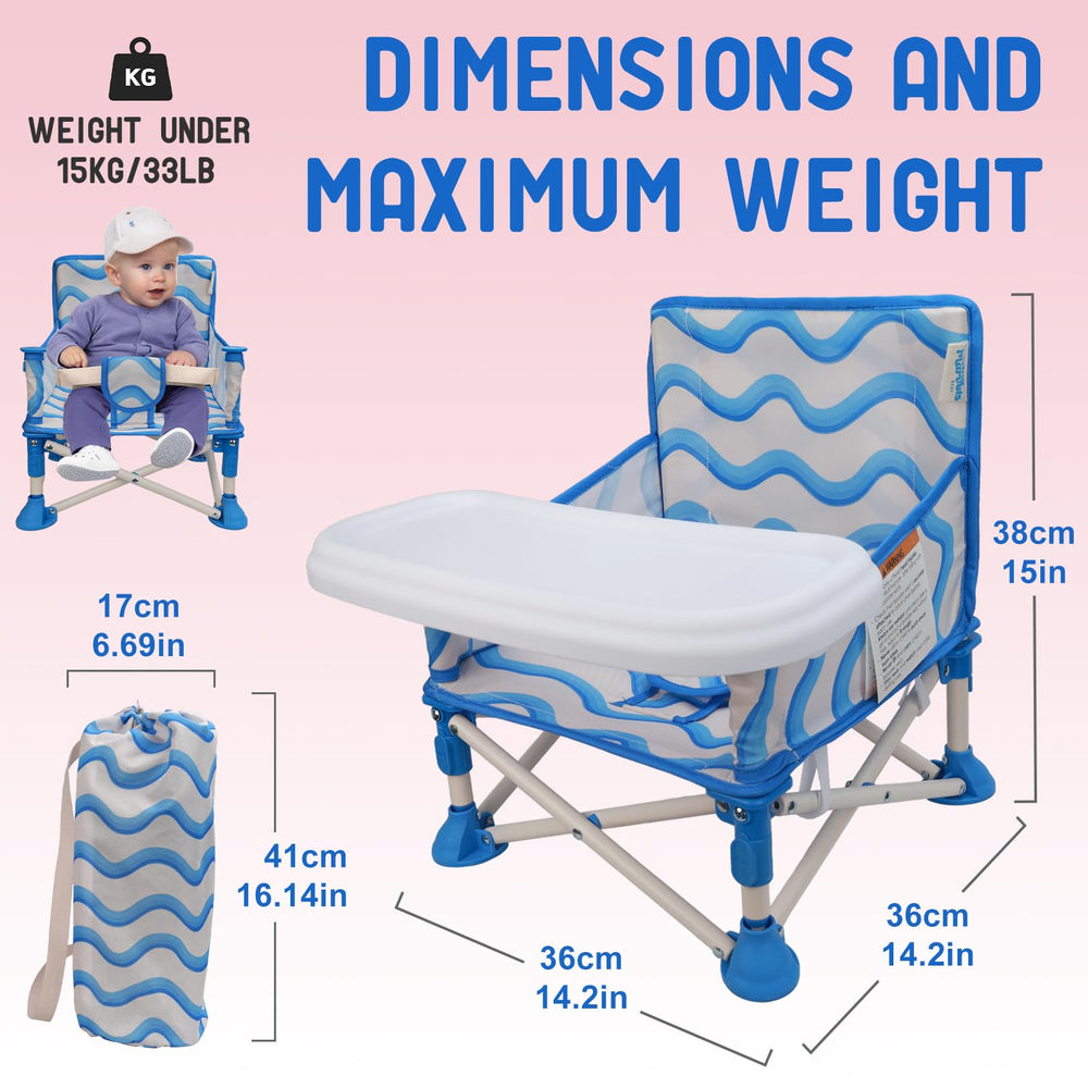 Tiny Marvels portable 3in1 chair travel-ready design for family outings
