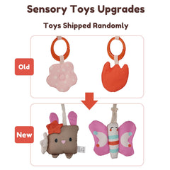 Tiny Marvels portable swing adaptably speeds and music for personalized soothing sessions