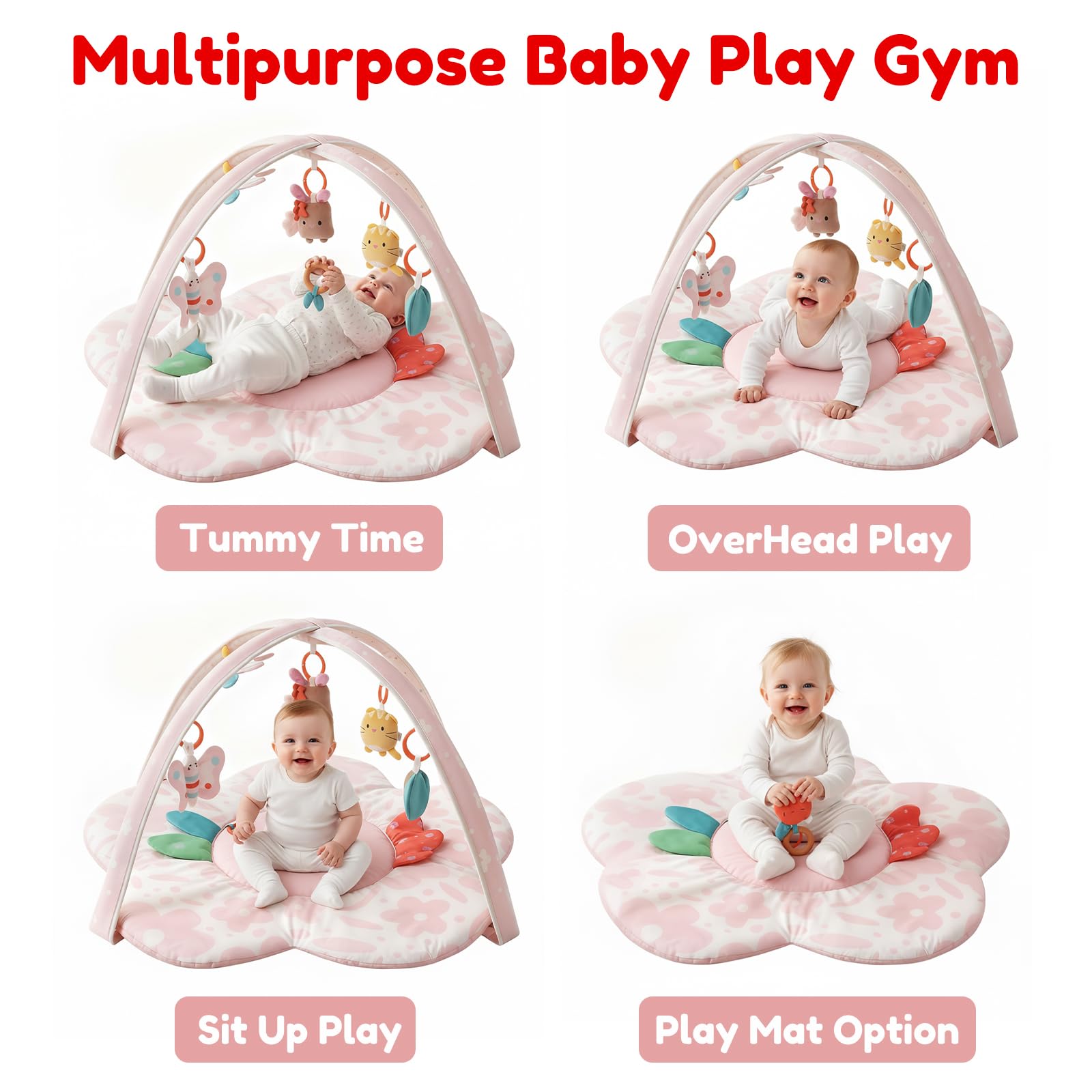 Tiny Marvels soft-textured petals providing color and tactile play opportunities