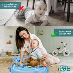 Tiny Splash BPA-free PVC construction for safe, daily baby play.