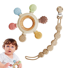 Tiny Toes teether BPA-free demonstrates safe materials for gentle relief during chewing.