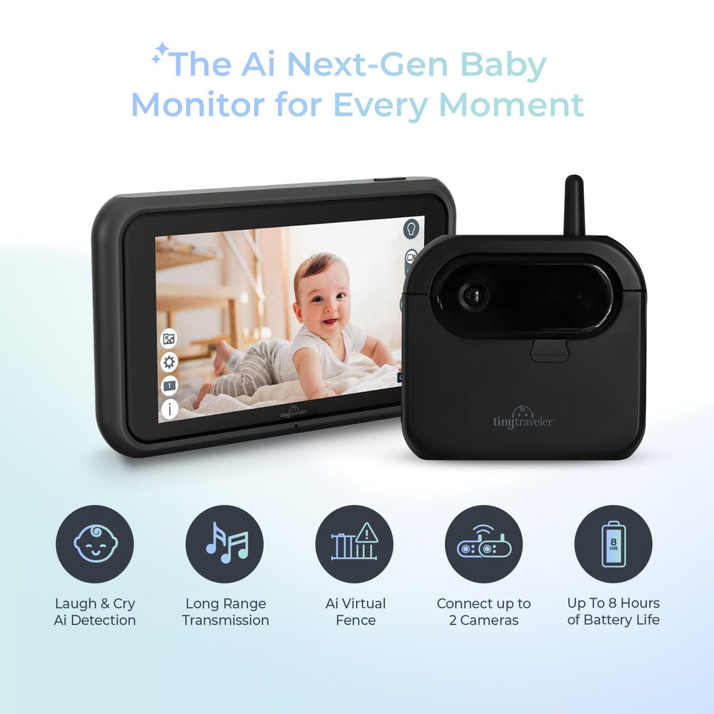 Tiny Traveler in-car setup shows easy mounting for travel monitoring