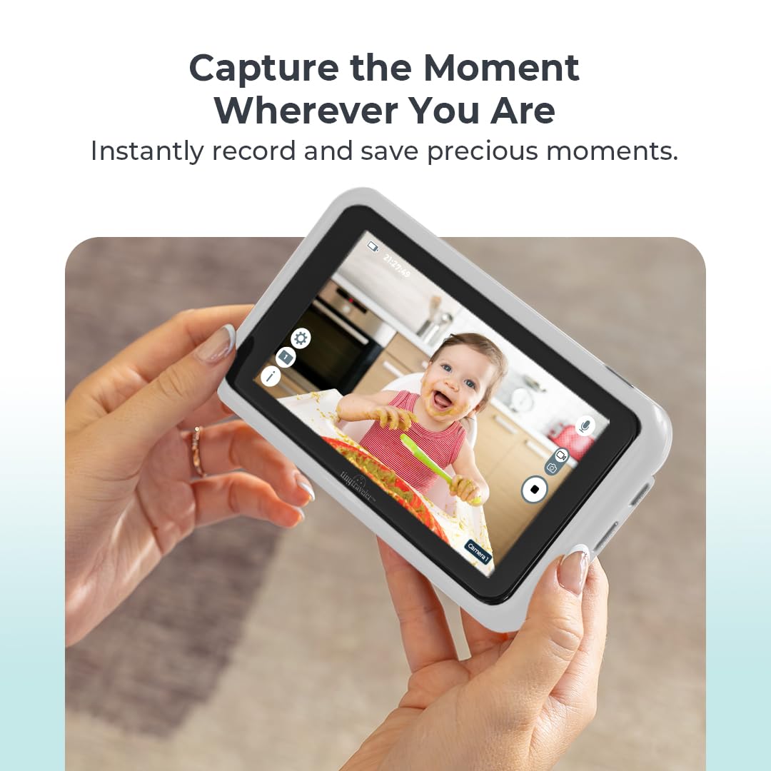 Tiny Traveler night vision auto mode delivers clear view day or night