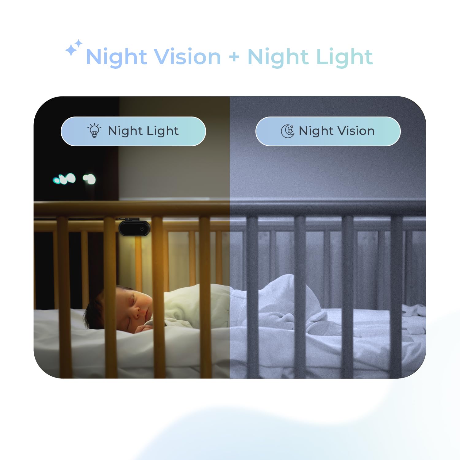 Tiny Traveler TT006B two-way-audio feature enables comforting chats on the move.