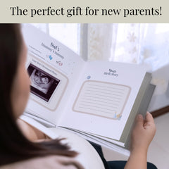 Tiny Trees Baby Memory Book photos-mementos page preserves ultrasound pics and keepsakes beautifully.