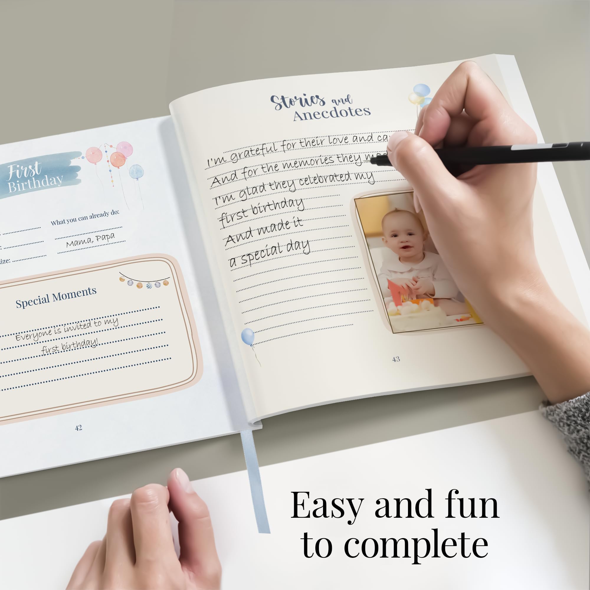 Tiny Trees pregnancy-journal section helps document expectant moments with minimal weekly effort.