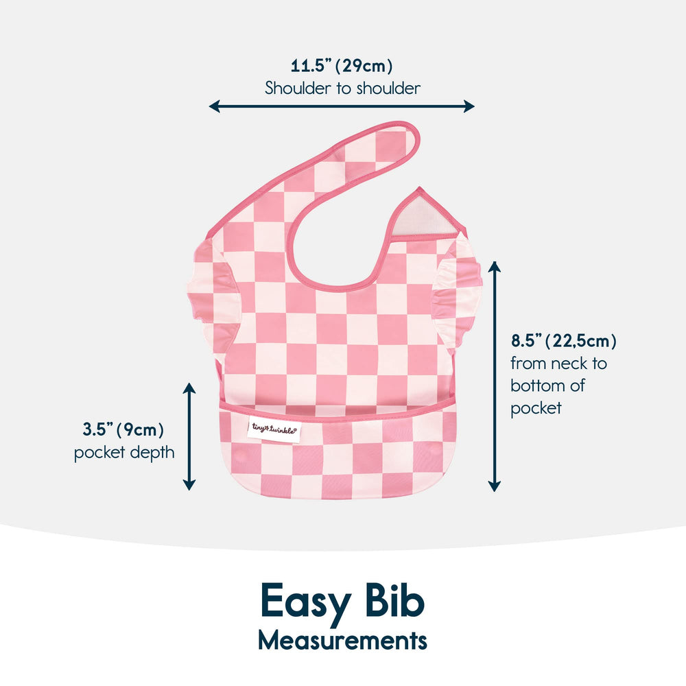 Tiny Twinkle 3-pack checkers girl design set for meals.