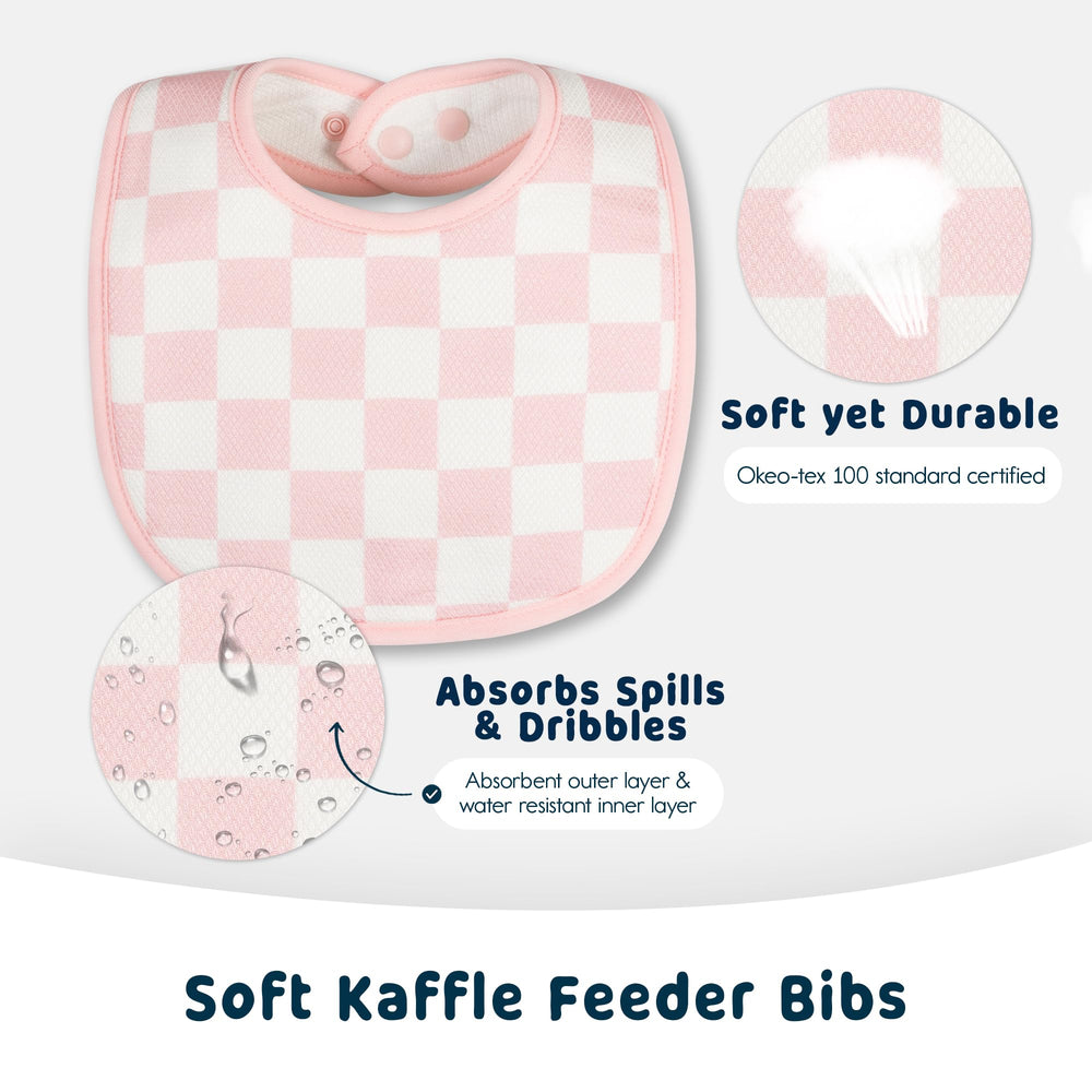 Tiny Twinkle bib fabric stays soft wash after wash