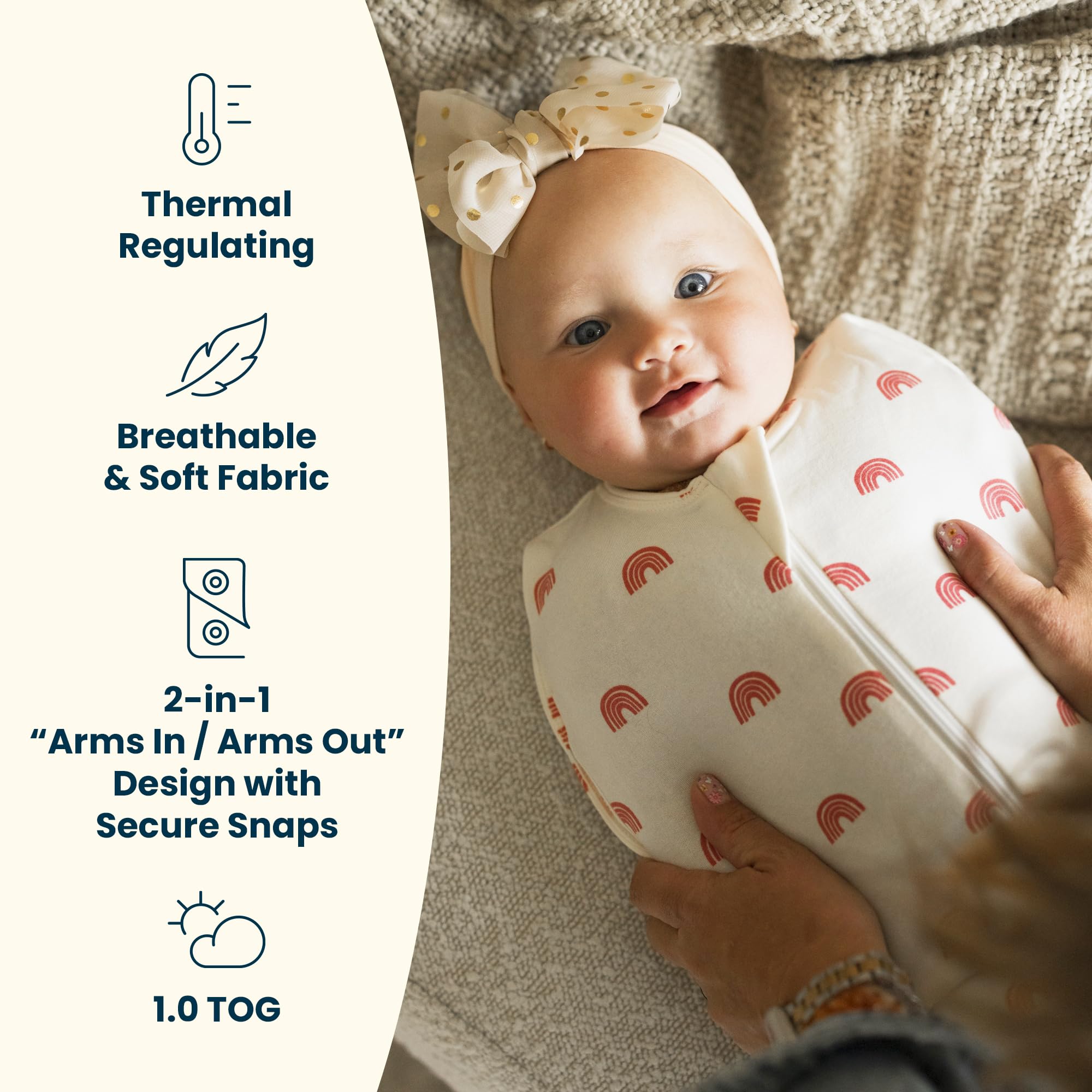 Tiny Twinkle baby in a warm sleep environment highlighting temperature control.