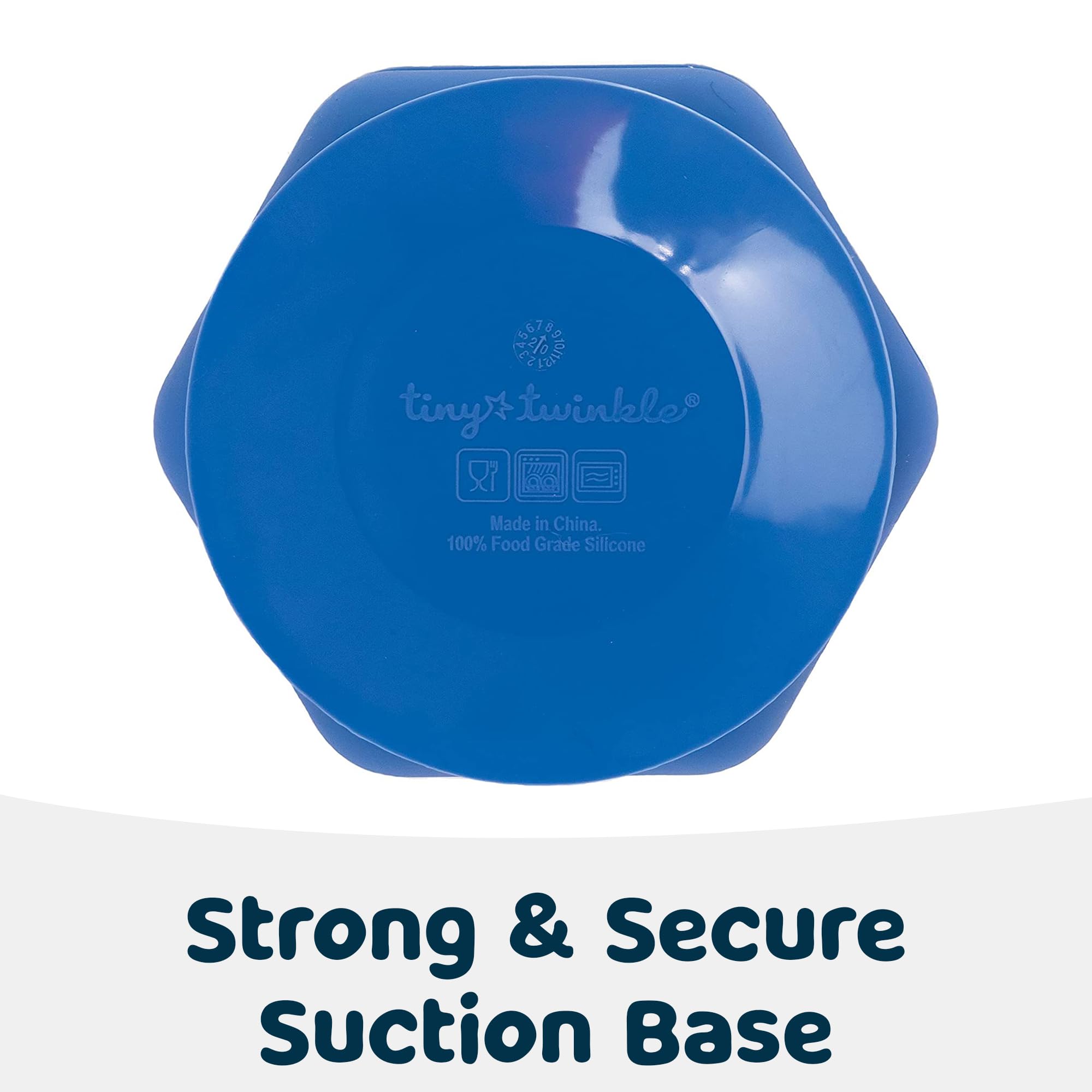 Tiny Twinkle BPA-free silicone bowl indigo emphasizes safe materials for little eaters