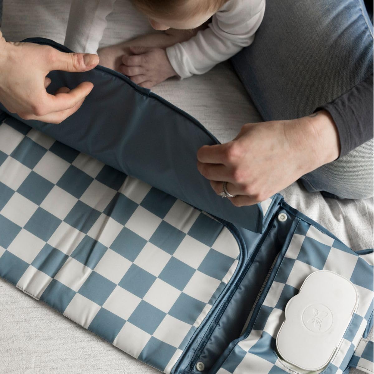 Tiny Twinkle changing pad is lightweight for easy travel and everyday diaper duties.