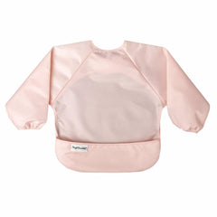 Tiny Twinkle elastic-cuffs bib provides soft fit for active little diners.
