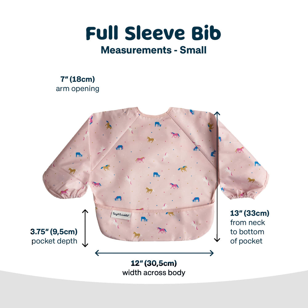 Tiny Twinkle full-body coverage bib Kids enjoy meals with minimal mess