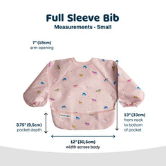 Tiny Twinkle full-body coverage bib Kids enjoy meals with minimal mess