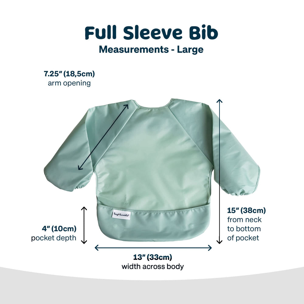 Tiny Twinkle elastic cuffs enhance comfort and prevent sleeve leaks.