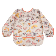 Tiny Twinkle long-sleeve bib full-coverage during meals keeps little outfits clean.